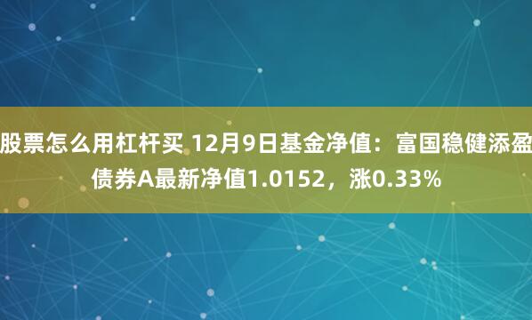 股票怎么用杠杆买 12月9日基金净值：富国稳健添盈债券A最新净值1.0152，涨0.33%